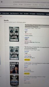 Book - Shooting of Charlie Kirk