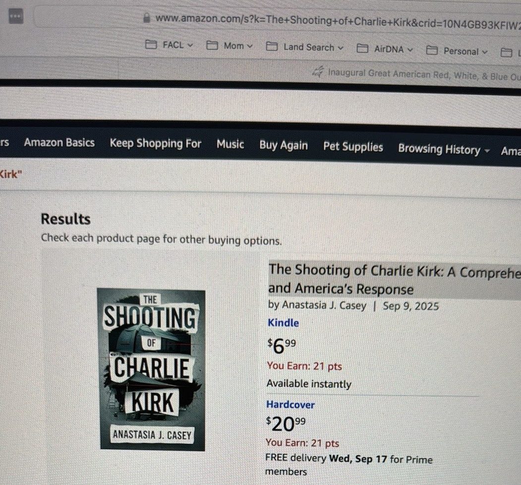 Book - Shooting of Charlie Kirk - Featured