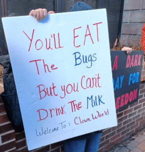 You can eat bugs but you can't drink (raw) milk